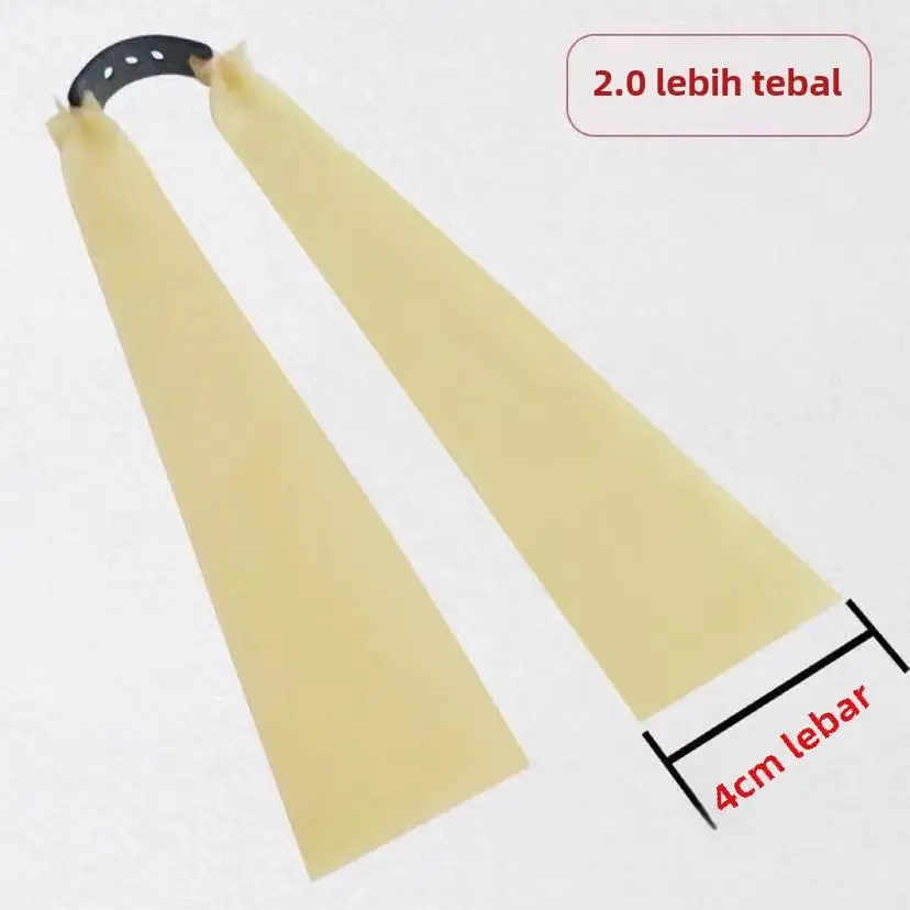 40 wide owl special rubber band 2.0 antifreeze high rebound latex flat skin thickened flat rubber band strong elasticity owl long pole special