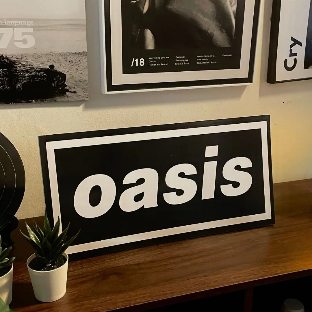 Hiasan Dinding Musik Band Luar Negeri Album Aesthetic Oasis The 1975 - Pajangan Dinding Poster Gantung Tempel