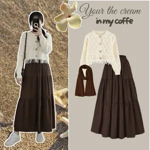 Onset Lebaran 3in1 setelan wanita elegan