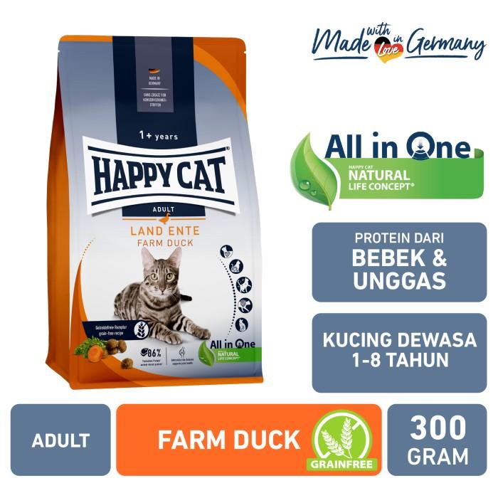 Gambar Happy Cat Makanan Kucing Dewasa Culinary Farm Duck | Grainfree 300gr dari Happy Dog Happy Cat Indonesia Kota Administrasi Jakarta Utara Tokopedia