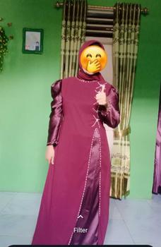 Product Review of Batiknurfashion.(COD) Nadia dress mewah kondangan // bridesmaid// Gaun mewah// baju kondangan wanita 2024 // Bajukondangan mewah dan elegan// ootd// baju kondangan warna burgundy // Ootd berhijab //bridesmaid dress  Gamis  Pesta Wanita from S**h 1