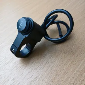 Saklar Stang Saklar Lampu 3 Fungsi On Off On Switch Universal Stang CNC Aluminium Waterproof