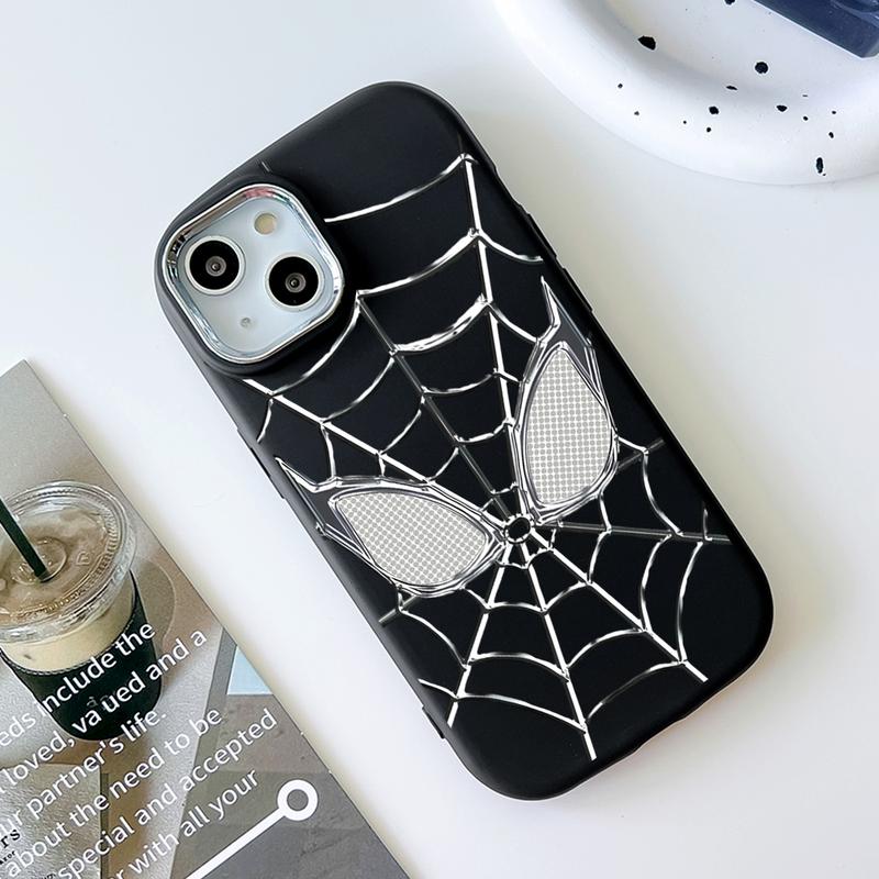 Spider-Man Soft Case Hp Casing Untuk iPhone 15 14 13 12 11 8 7 6 6S X XS XR Pro Plus Max SE Mini 2020 2022 Chubby Softcase Kesing C5-0474 1