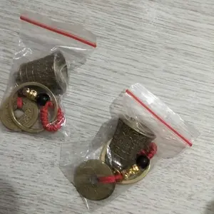 Lonceng Feng Shui China Lonceng Angin Kuningan Gantungan Kunci Menghadirkan Kekayaan & Kesejahteraan