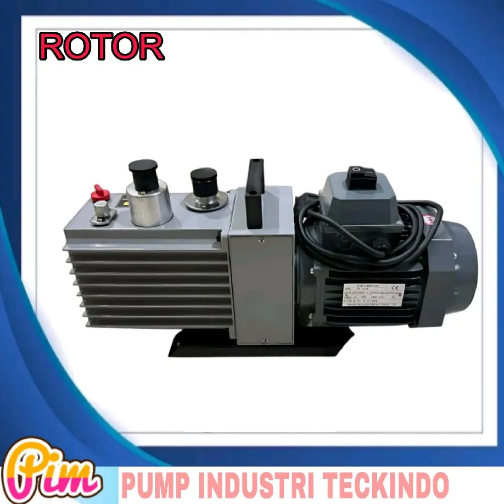 ROTARY VACUUM PUMP ROTOR 2XZ-05 0,18 KW 0,25HP / POMPA VACUUM BALING-BALING ROTARY VANE PUMP
