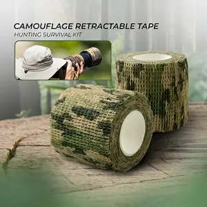Lakban Kamuflase Camo Tape Retractable Hunting 4.5M 50mm
