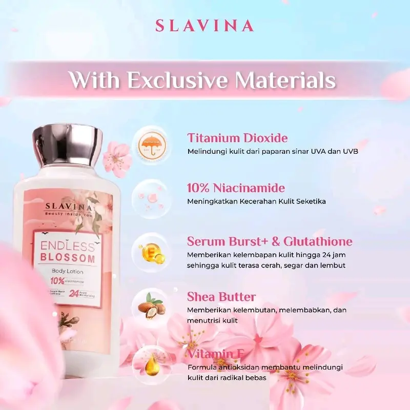 (FREE GIFT) SLAVINA / SLAVINA BODY LOTION / HANDBODY SLAVINA / BODY LOTION SLAVINA 3