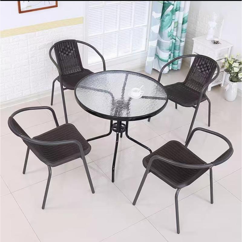 Furnibest Kursi Teras Kursi Taman Kursi Outdoor Kursi Makan Kursi Plastik Kursi Cafe 0