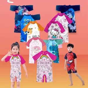 Baju Renang Anak Karakter Lucu & Sporty untuk Anak Cewek Ukuran S M L Cocok untuk Renang dan Diving dengan Detail Menarik dan Promo Spesial