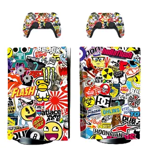 GARSKIN PS5 Skin TIPE PS5 FREE CUSTOM Stiker Vynil Berkualitas Tinggi untuk Konsol dan Pengontrol PS5 Mencegah Goresan dan Debu Siap Pakai Mudah Dipasang