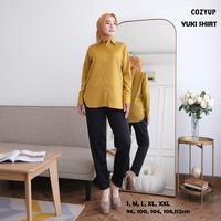 Gambar Kemeja Wanita Polos Lengan Panjang Premium | Blouse Kerja Kantor Polos | Atasan Formal Casual Hijab Friendly dari Sakha Premium Kota Administrasi Jakarta Pusat 1 Tokopedia
