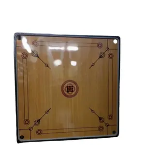 Meja Karambol 95Cm X 95Cm bonus biji dan kristal Games Board