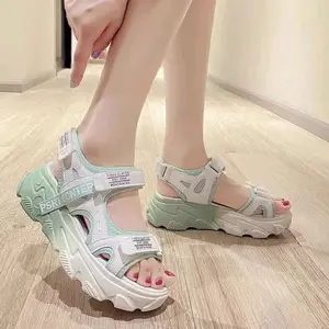 SANDAL SENDAL TALI SLEMPANG WANITA REMAJA ALA KOREA UNTUK ANAK USIA SD SMP SMA REMAJA TANGGUNG DENGAN WARNA PINK IJO KUNING HITAM MASA KINI TER BARU DENGAN SOL KARET SINTETIS ANTI LICIN BAHAN EMPUK Sepatu Fashion Perempuan