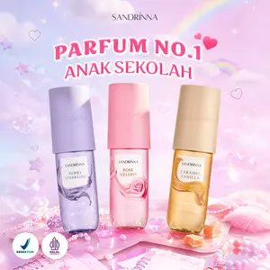 [BUNDLING 3] Sandrinna Berry Sparkling + Rose Melody + Caramel Vanilla Parfum 90ml - Keharuman Romantis & Manis Tahan Lama Halal BPOM
