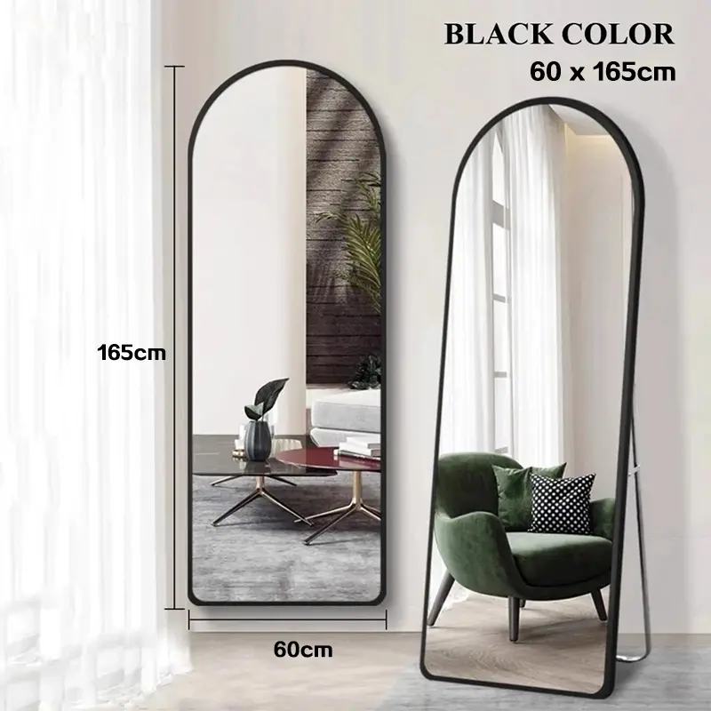 Oval Black 165*60CM