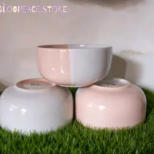 Mangkok kaibon keramik 2 warna / twotone