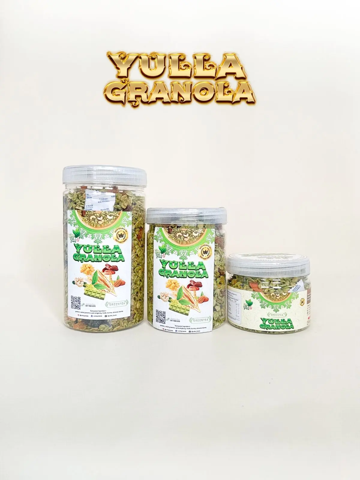 Yulla Granola Makanan Sehat Rasa Greentea