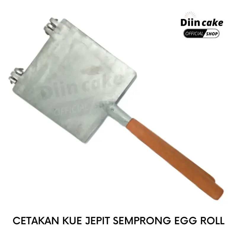 Cetakan Kue Jepit Semprong Opak Gambir Egg Roll Small Bonus Sutil Kue Dan Kuas Kue Silikon 3