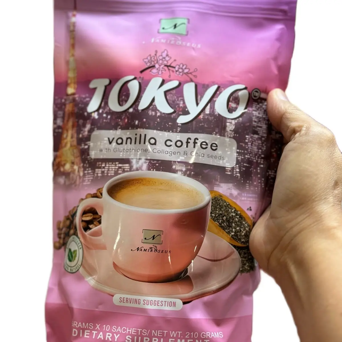 Vanilla flavor coffee healthcare