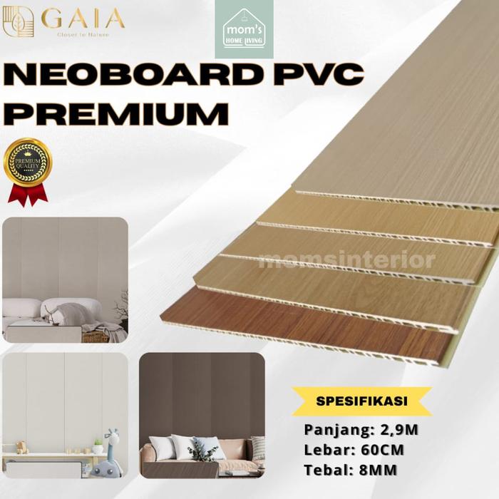 Jual [GAIA] NEOBOARD WALLBOARD PVC 60CMX8MMX2,9M PREMIUM High quality ...