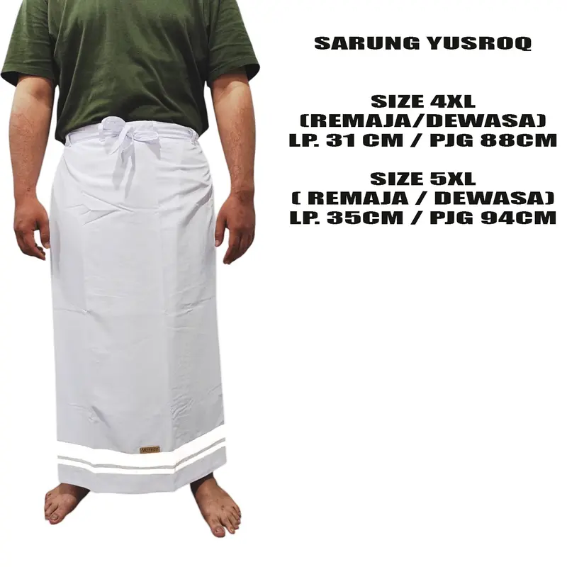 Sarung YUSROQ - Sarung MENYALA - Sarung Anak - Sarung Pria - Sarung Sunat Anak - Sarung Instan 7