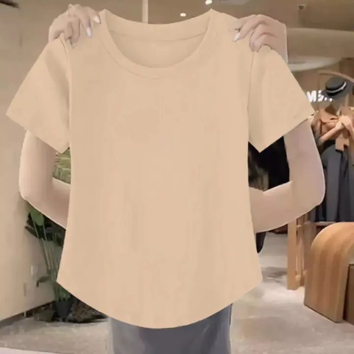 Baju Wanita Oblong - Bahan Spandek Distro - Baju Lengan Pendek - Atasan - Baju Kasual - T-shirt COD 7