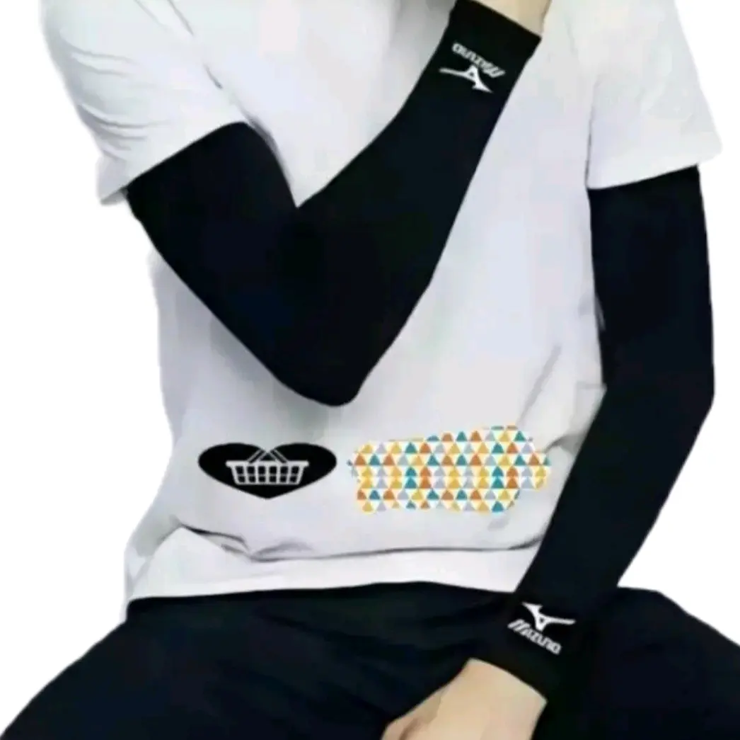 ARM SLEEVE MIZUNO MANSET TANGAN SEPEDA SARUNG LENGAN VOLY,BERSEPEDA/MANSET SPORTY Pria