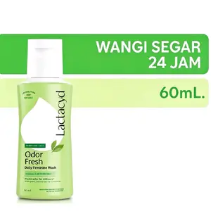 Lactacyd Odor Fresh 60mL -  Pembersih Kewanitaan Bebas Bau Tak Sedap