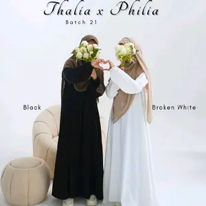 Pelangi Hijab Gamis Thalia Dress Batch 21 x Philia (hanya gamis)