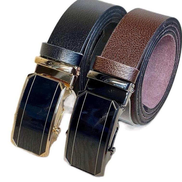    M2   Dây Một Lớp Bo Cạnh Sần  thắt lưng nam da bò khoá lăn bản ngang 3,5cm dài 120cm   da sần   MS2 