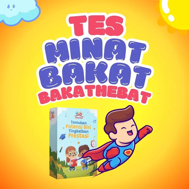 BakatHebat  - Tes Minat & Bakat, Tipe Kecerdasan, Potensi, Pola Asuh, Gaya Belajar, Love Language, dll. 0