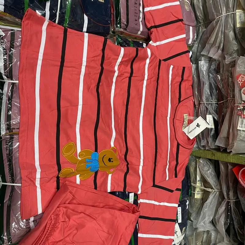 cp delilan standar  baju tidur wanita pendek tangan panjang kaki piyama tidur wanita Setelan 5