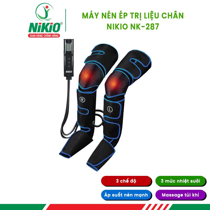 Máy massage chân có túi khí Nikio NK-287 - Máy matxa chân nén ép có nhiệt sưởi,…