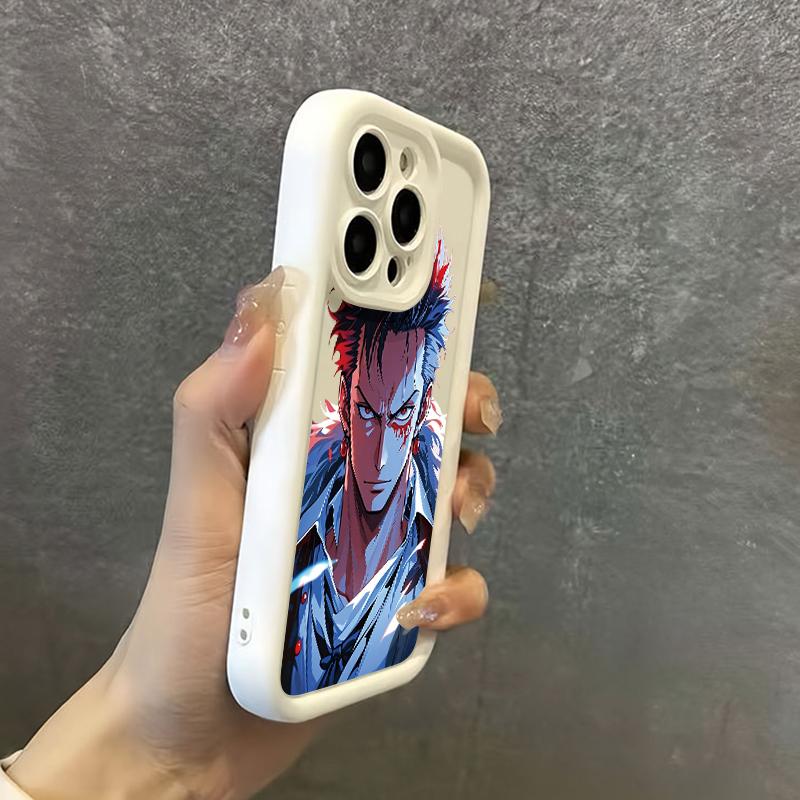 Casing Hp Untuk OPPO A5 A3s A12E Realme C1 Case pola Anime Luffy pelindung Kesing silikon Cesing Softcase kasing pria keren 7