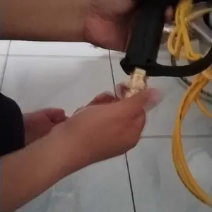 Coupler nepel angin adaptor M22 1.5 Male  Female Male Sepasang selang tekanan tinggi quick release