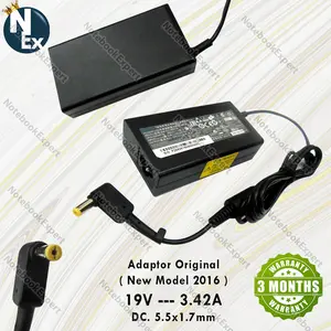 adaptor charger aspire e14 e5 475 e5 475g 3.42a 2016 original
