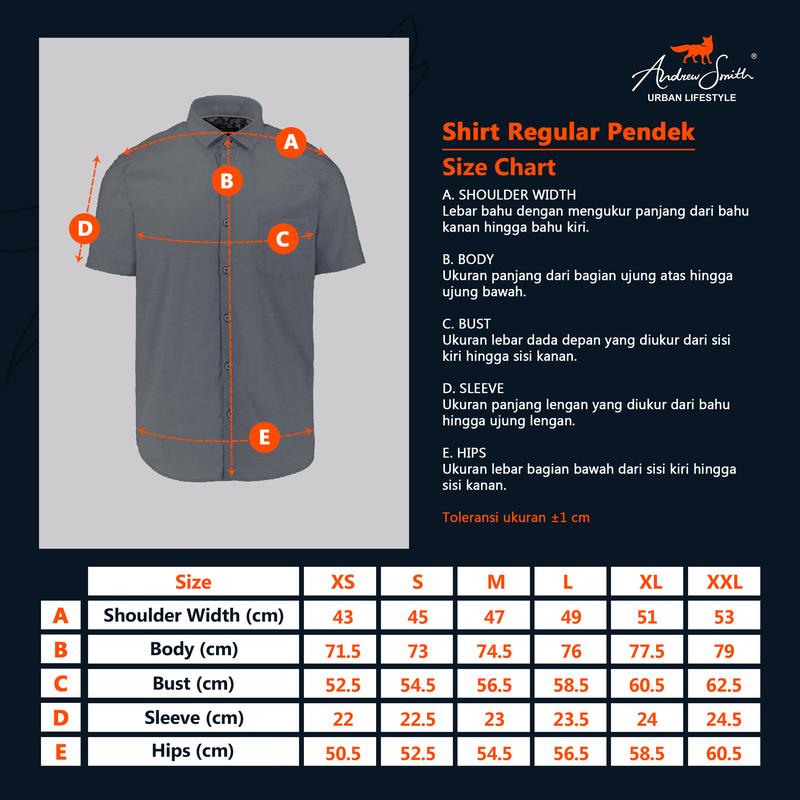 Product Introduction of Andrew Smith Kemeja Lengan Pendek Pria A0062P04E 0