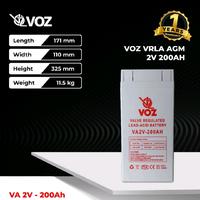 Gambar VOZ 2V 200AH VA2V-200Ah Battery VRLA 2Volt dari Innovatech Official Kota Administrasi Jakarta Pusat 3 Tokopedia