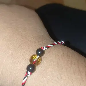 Gelang tridatu bulan kelahiran kombinasi batu tibet dan mata kucing bonus kura kura keberuntungan Bracelets