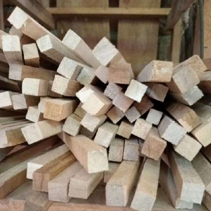 stik/Reng kayu jati 1x1cm, panjang 45,25..15 batang//bahan kerajinan ...