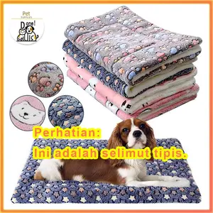 Kasur Anjing Empuk yang Dapat Dicuci -pet mattress  Tempat Tidur untuk Kucing dan Anjing - Dilengkapi Selimut Hewan