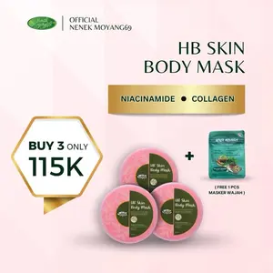 PROMO 3 PCS HB SKIN BODY MASK NENEK MOYANG69