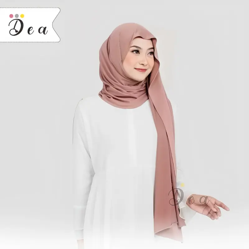 Pashmina Kaos Jilbab Hijab Kerudung Pasmina Kaos Jersey Premium Polos Mleyot 7
