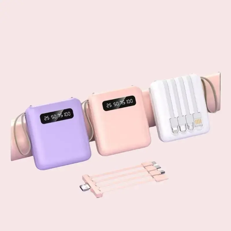 [ SG SELLER ] Fast Charging Power Bank Cable Powerbank 20000 Mah 4 in 1