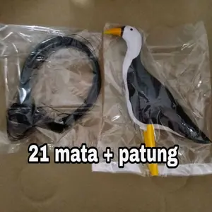 satu set jontrot patung ruak+jerat racik ruak panjang 2meter 21lubang