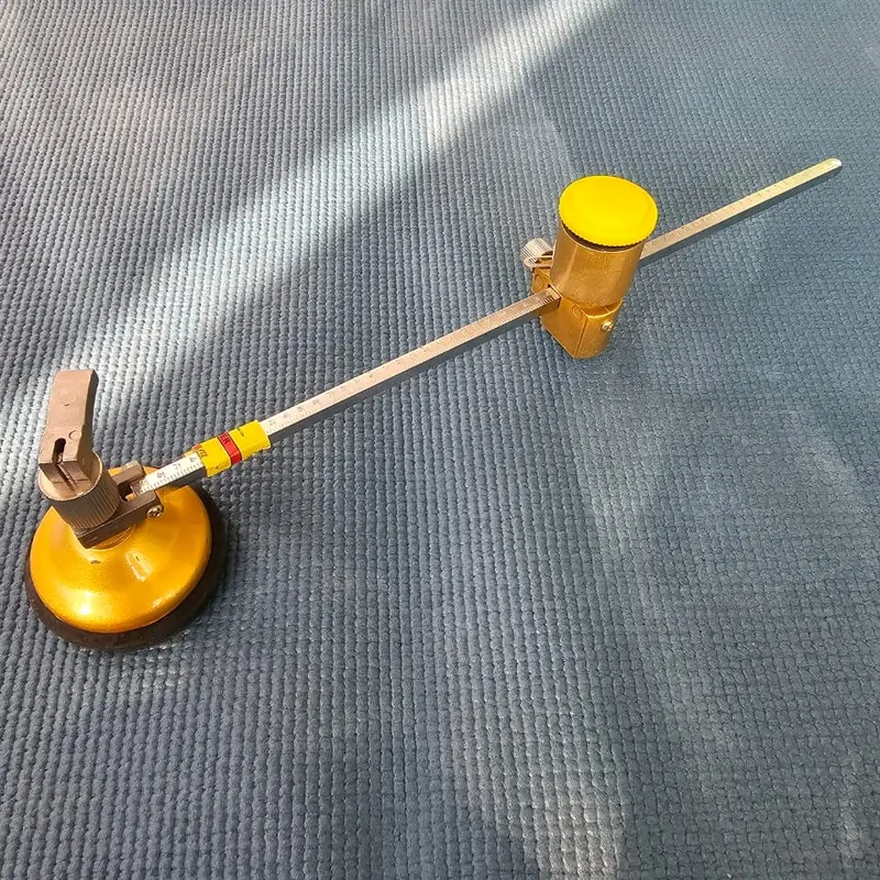 Alat Pemotong Kaca Lingkaran 360° diameter 50/100cm Gold Circle Glass Cutter 50cm/100cm Logam 1