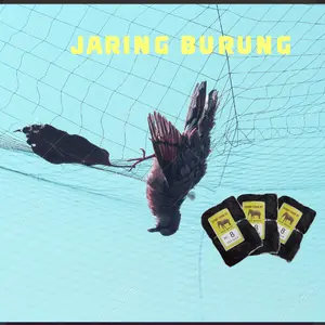 Jaring Burung Nilon Emprit, Perkutut, Pipit, Kutilang, Tekukur Jaring Kandang Ayam Jaring Padi Sawah