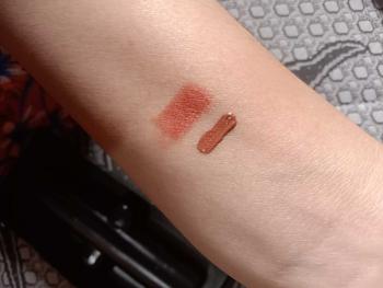 Product Review of 【CUCI GUDANG】MAGEFY 2-IN-1 Lipstik  / Matte Liquid Lipstick / Lip Lembut Tahan Lama Pelembab Pigmentasi Tinggi 12 Colors 8016 from a**⋆ 1
