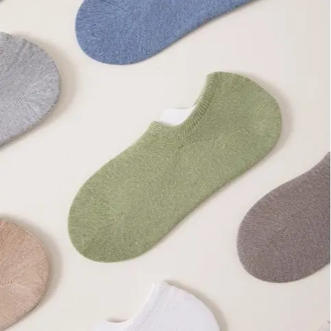 kaos kaki pendek semata kaki wanita polos hidden Women socks - Kaus Kaki Katun Abg Korean Japanese Sock Bawah mata kaki AP10 7
