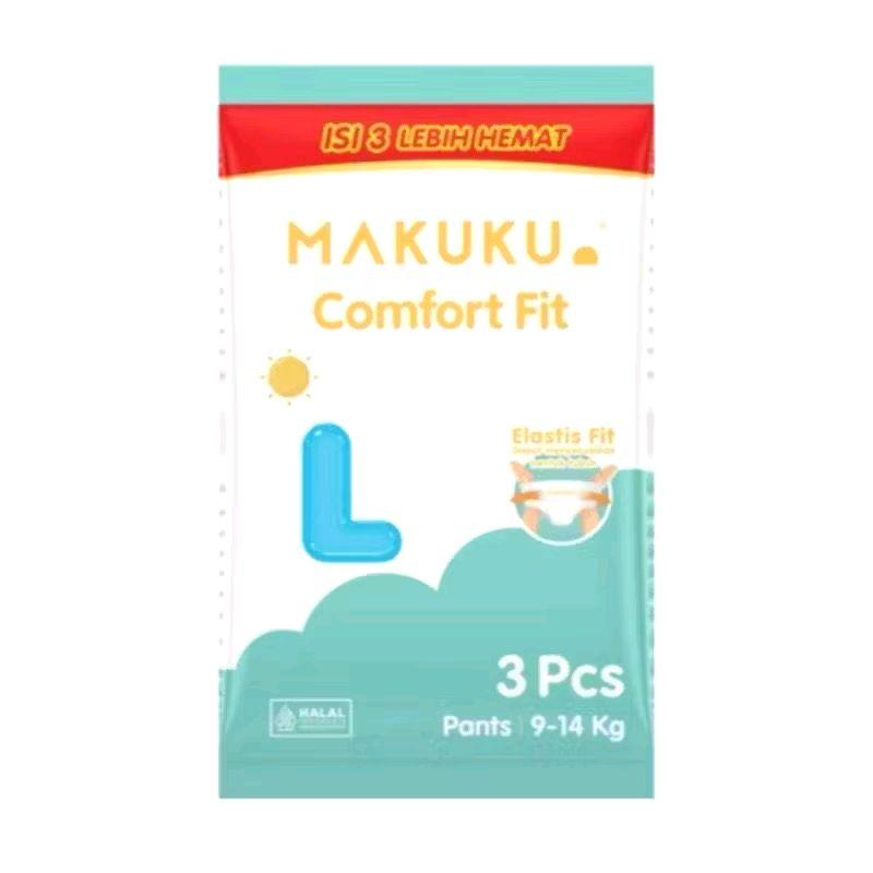 [Buy 3 get 1 ] Popok Makuku Renceng M/L/XL (isi 12 pcs) 2